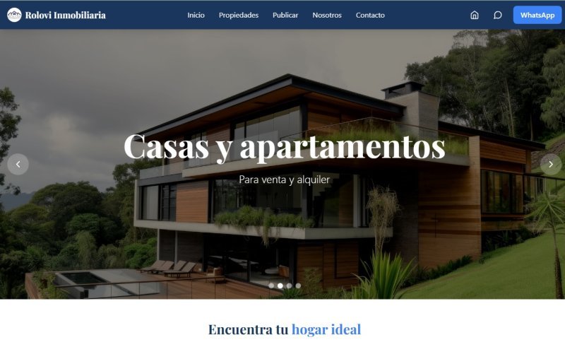 Plataforma Inmobiliaria – búsquedas, filtros y dashboard